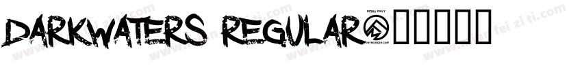 DarkWaters Regular字体转换